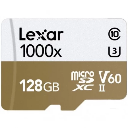 Lexar 128GB Professional 1000x microSDXC UHS-II Memory Card